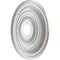Ekena Millwork Cole PVC Medallion (Canopies up to 5 1/8"), 19"OD x 3 1/2"ID x 1"P, Metallic Champagne Pink CMP19COFCP - alternate 2